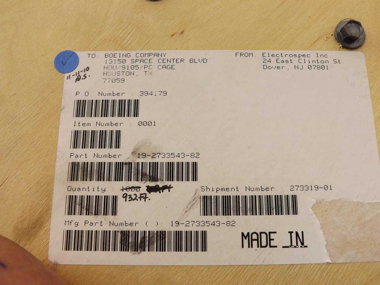 ELECTROSPEC 19-273354382 CABLE 932 FT T33851 - FIBER OPTIC CABLE