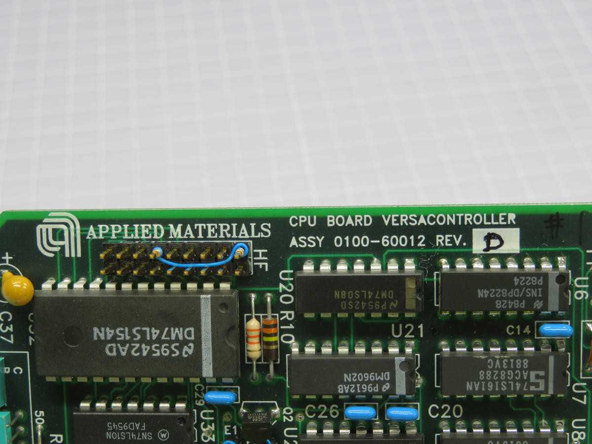 APPLIED MATERIALS 0100-60012 CPU BOARD VERSACONTROLLER T221012 - PCB CIRCUIT BOARDS
