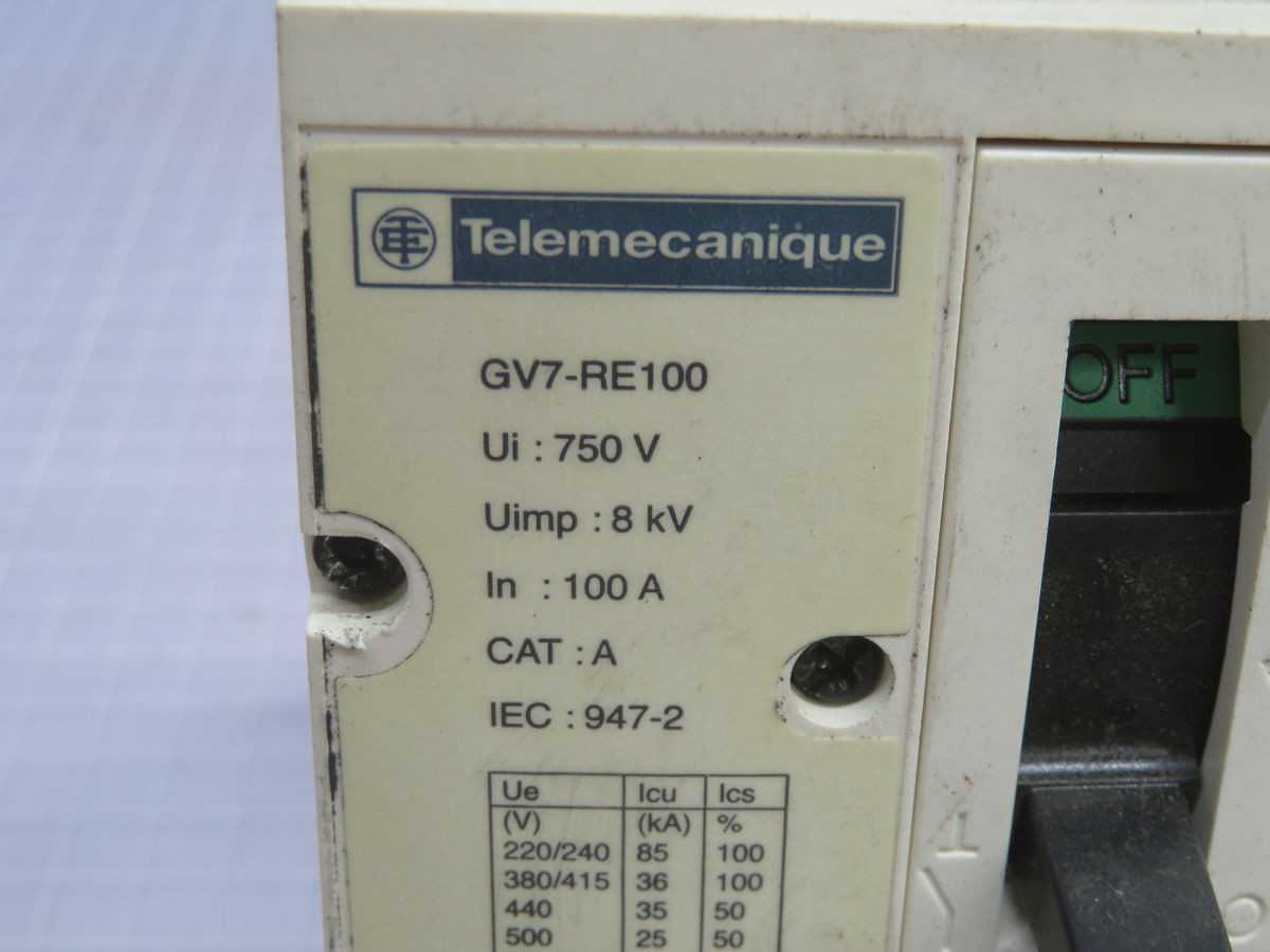 TELEMECANIQUE GV7-RE100 MANUAL STARTER AND PROTECTOR T254814 - MOTOR STARTERS