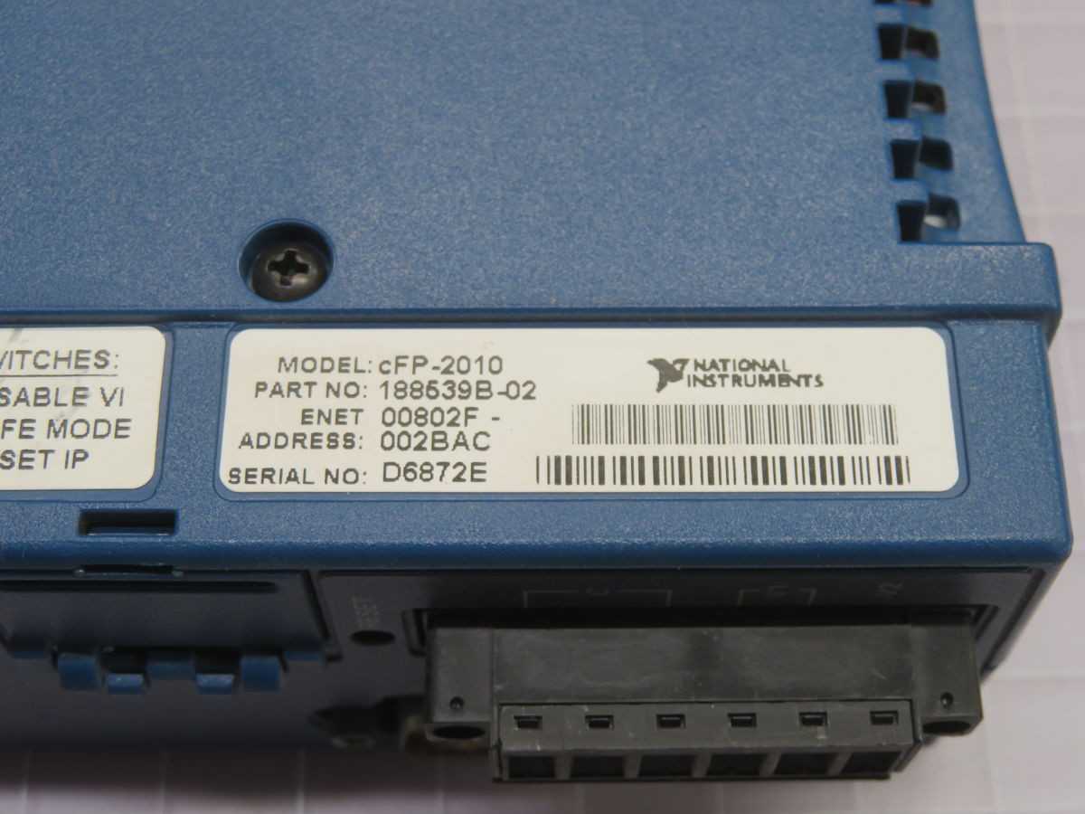 NATIONAL INSTRUMENTS CFP-2010 ETHERNET CONTROLLER T254767 - PLC MODULES