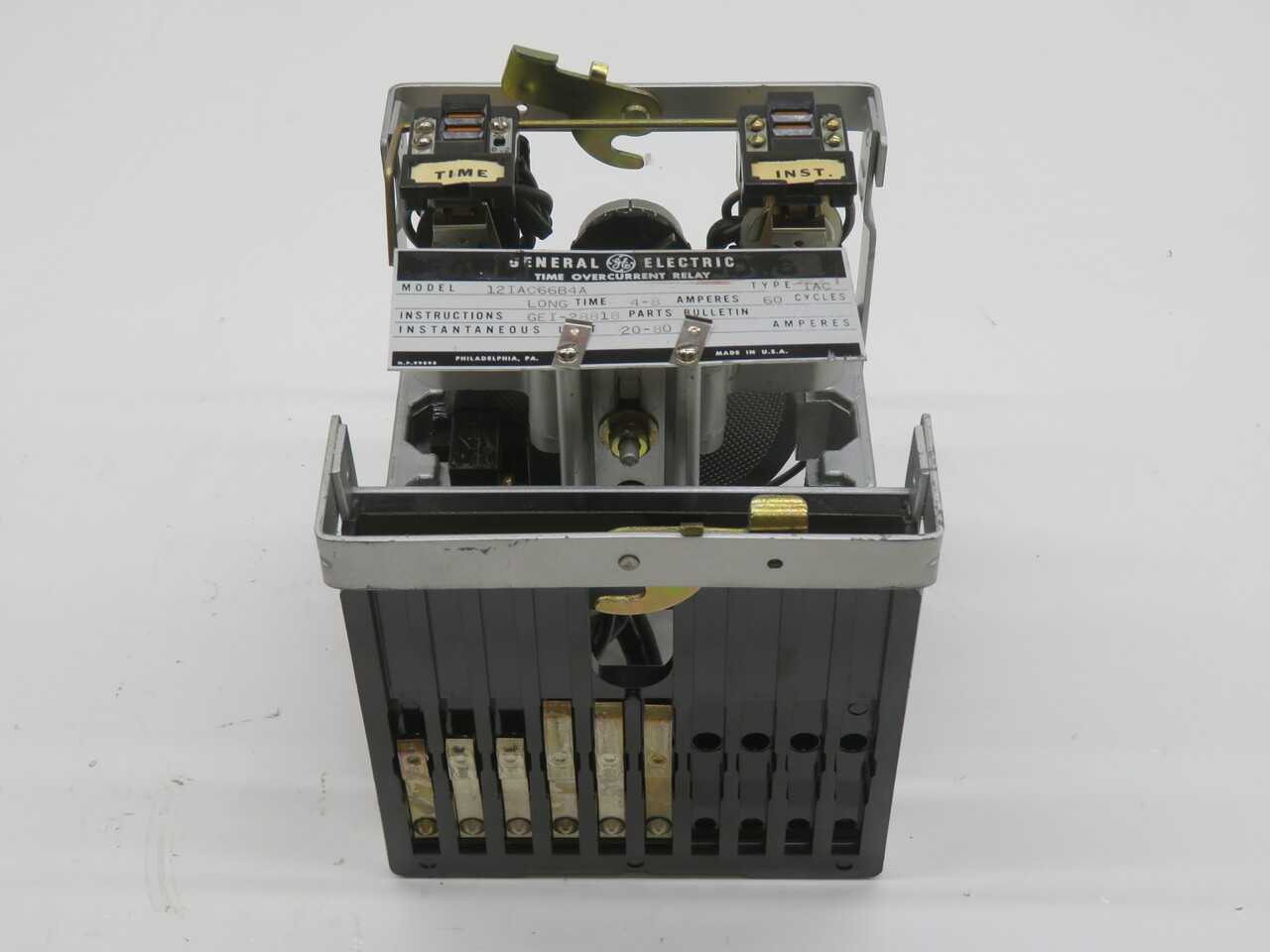 GE 12IAC66B4A TIME OVERCURRENT RELAY T211679 - ELECTRICAL COMPONENTS