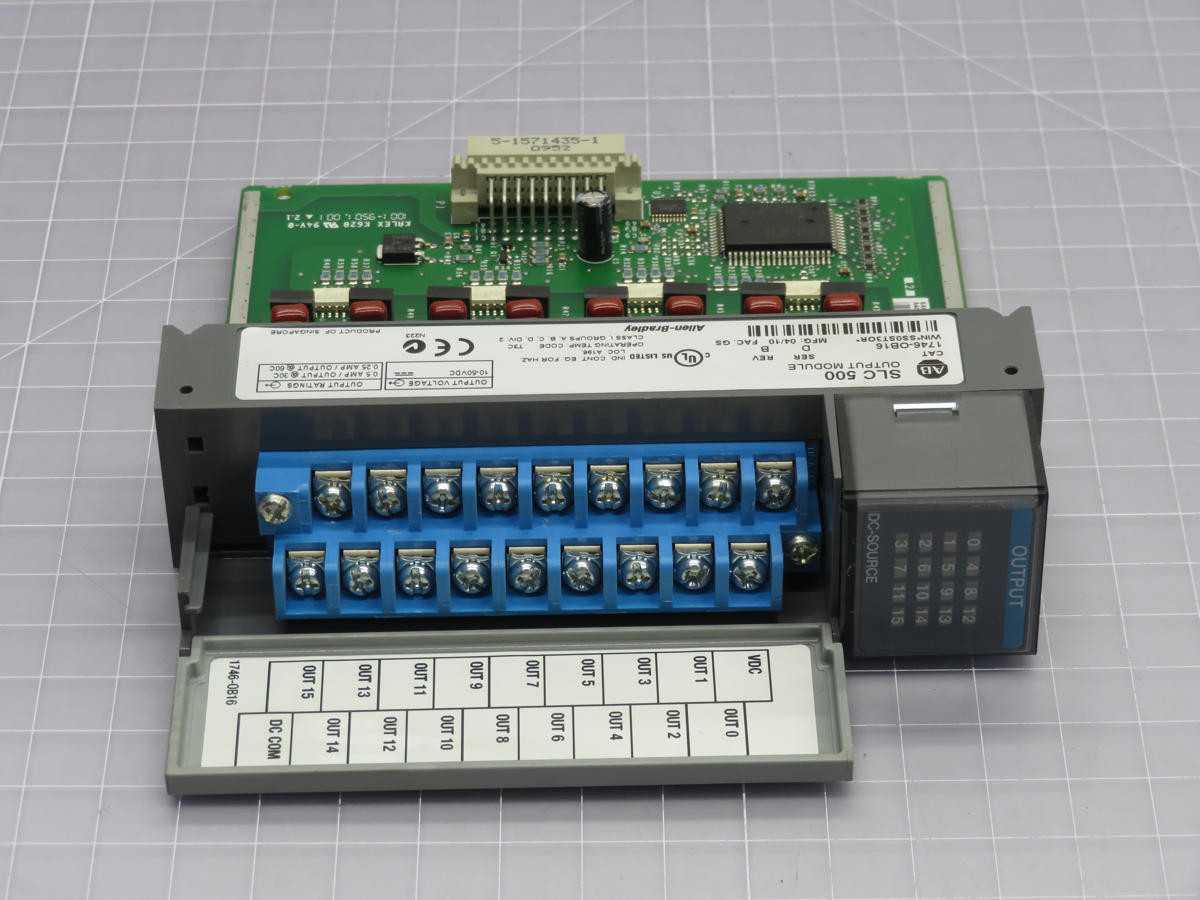 Allen Bradley SLC500 1746-OB16 Output Module T214726 - Reliable Performance - AUTOMATION & CONTROLS