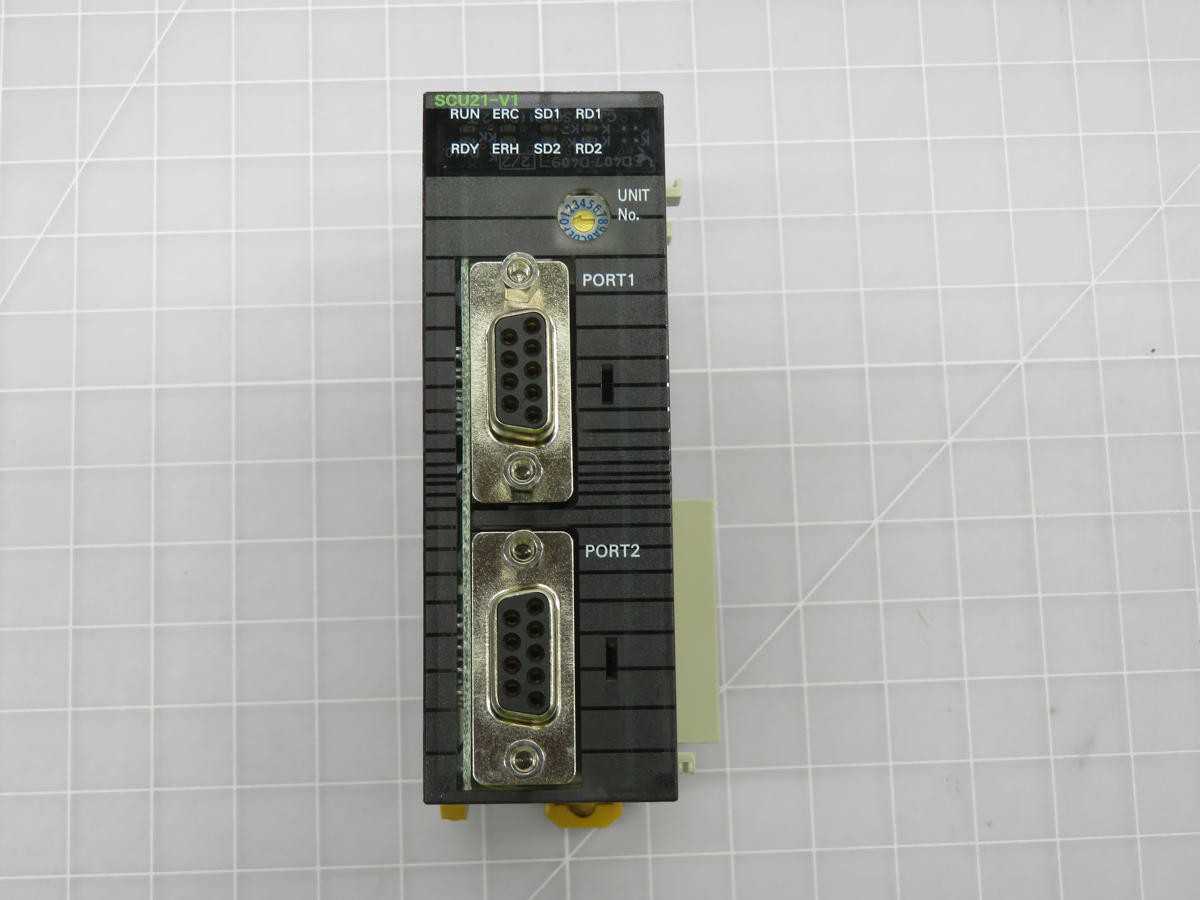 OMRON CS1W-SCU21-V1 SERIAL COMMUNICATIONS UNIT T225021 - PLC MODULES