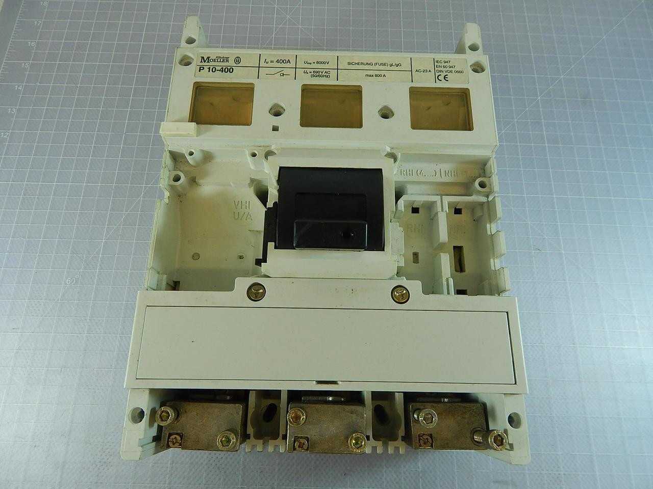 KLOCKNER MOELLER P 10-400 CIRCUIT BREAKER T100238 - CIRCUIT BREAKERS