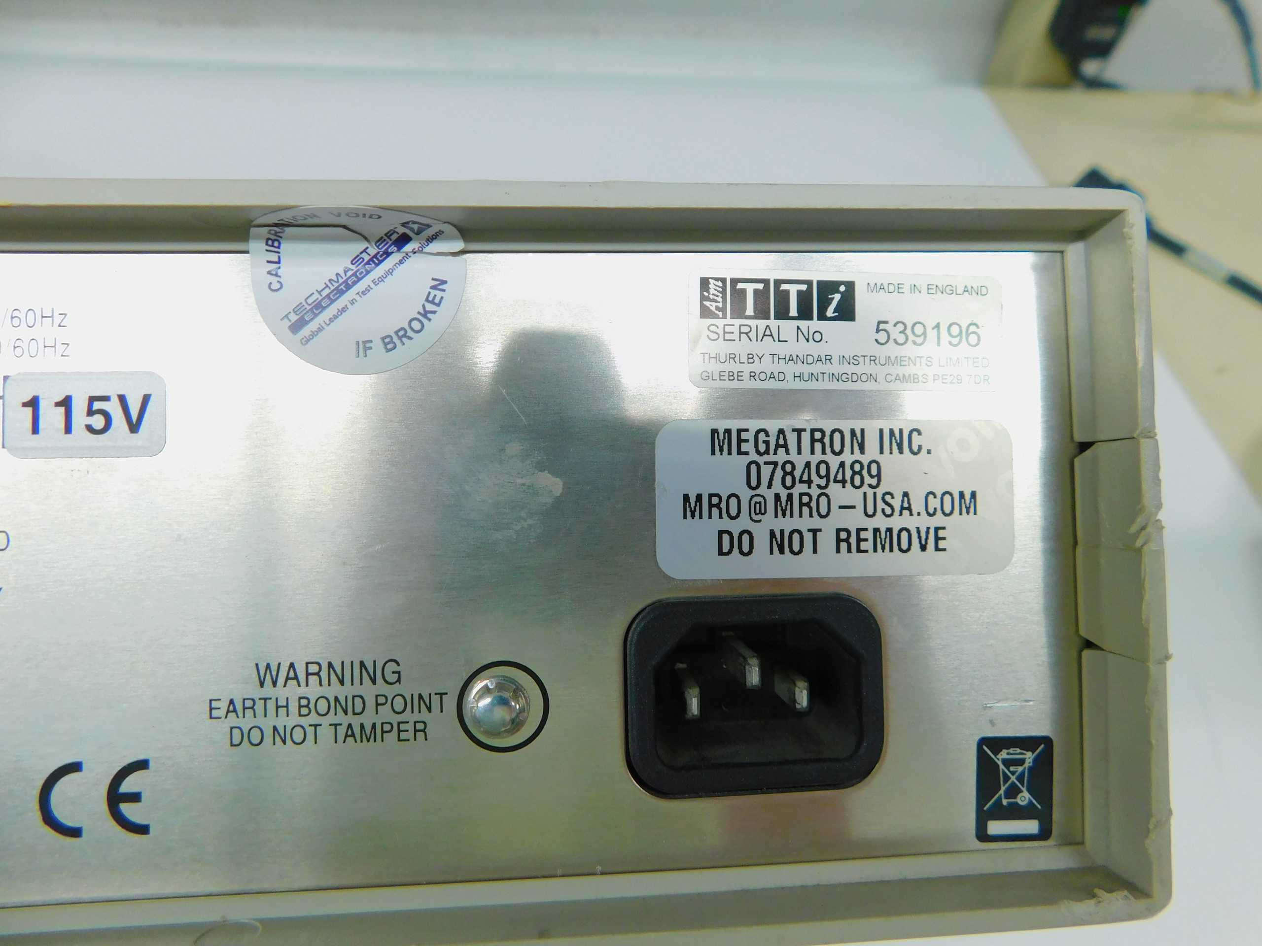 TTI BS407 PRECISION MILL.MICRO OHMMETER - PANEL METERS