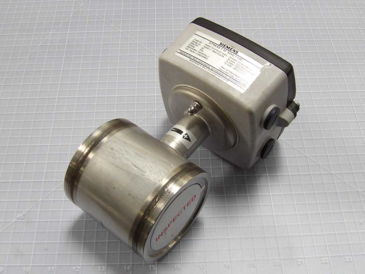 SIEMENS 7ME6110-2YA10-1AA2 SITRAN FM MAG 1100 SITRANS FM ELECTROMAGNETIC FLOW SENSOR 60V MAX SIZE DN - PRESSURE TRANSMITTER