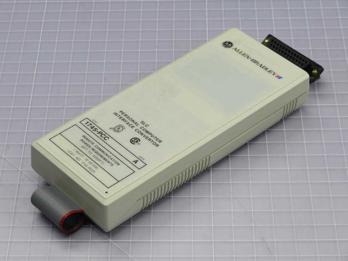 ALLEN BRADLEY 1745-PCC SLC 100 PERSONAL COMPUTER INTERFACE CONVERTOR T210821 - AUTOMATION & CONTROLS