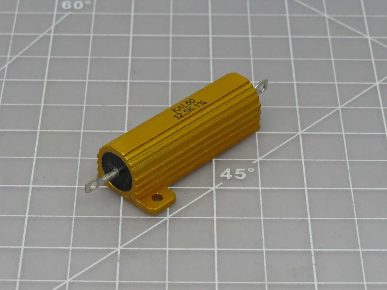 LOT OF 100 STACKPOLE ELECTRONICS KAL50FB12K5-ND ±1% 50W WIREWOUND CHASSIS MOUNT RESISTOR T172604 - ELECTRICAL COMPONENTS