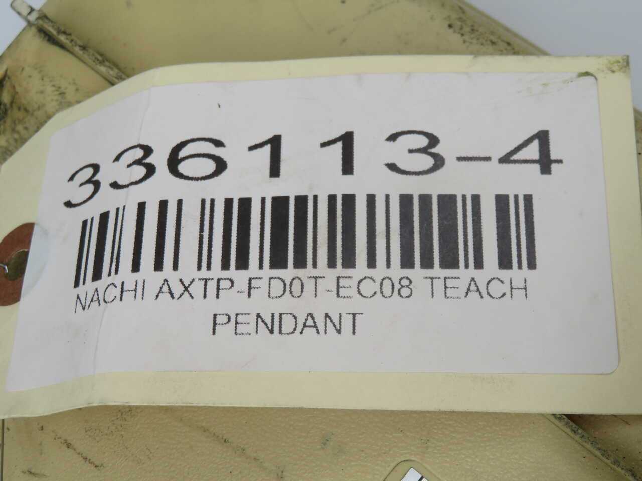 NACHI AXTP FD0T-EC08 ROBOT CONTROLLER TEACH PENDANT T270759 - TEACH PENDANTS