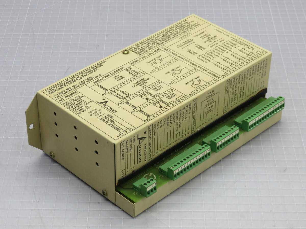 AVATRON K663 ANALOG CONVERTER MODULE T217322 - PLC MODULES