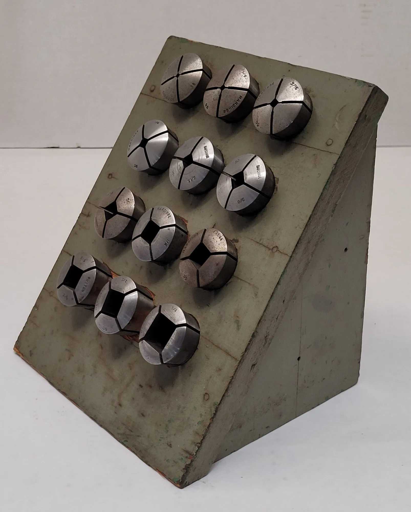 Hardinge Square 5C Collets – Set Of 12 For Precision Machining - MACHINING ACCESSORIES & TOOLING