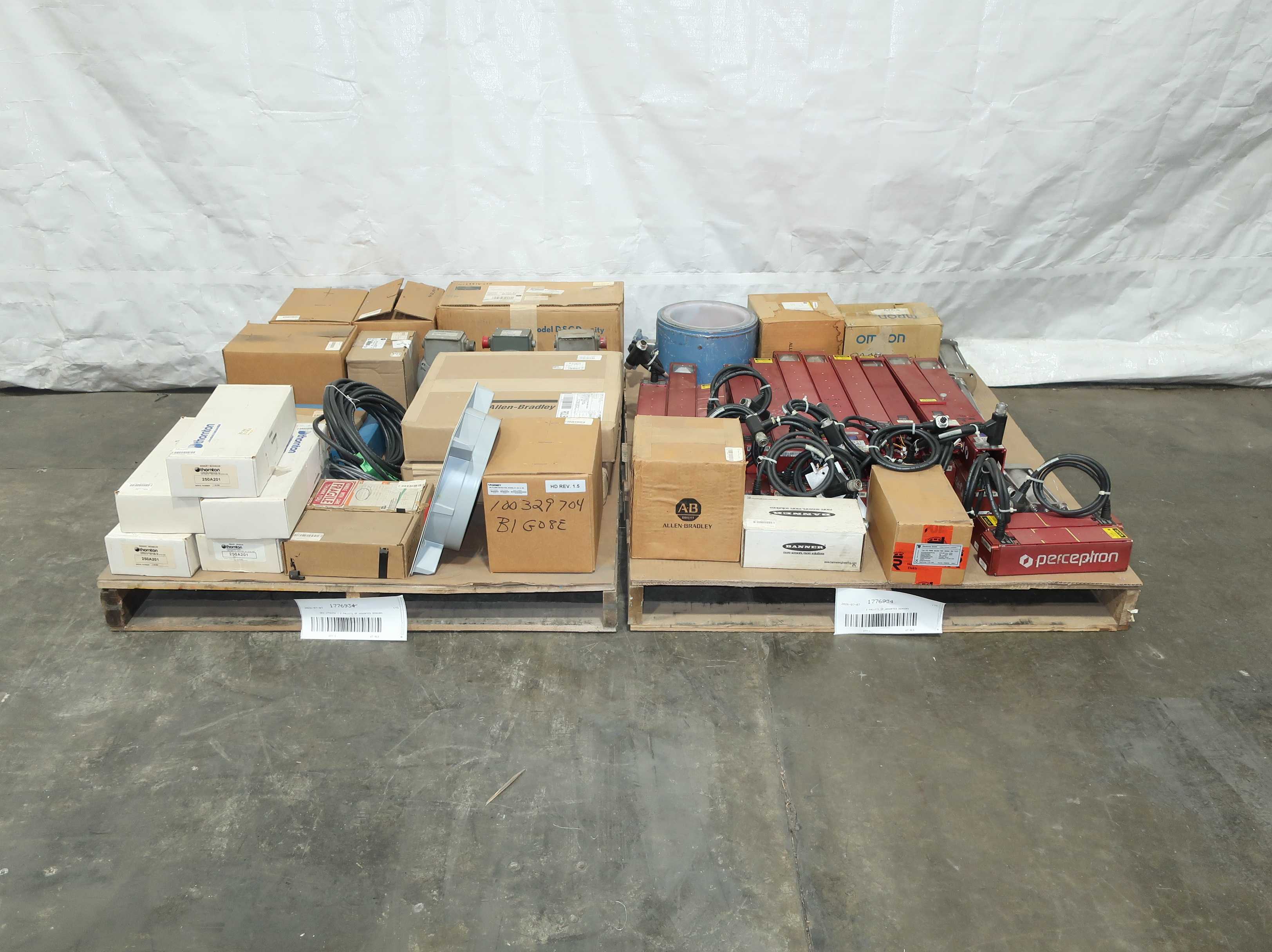 SKU 1776934 - 2 PALLETS OF ASSORTED SENSORS - SENSORS