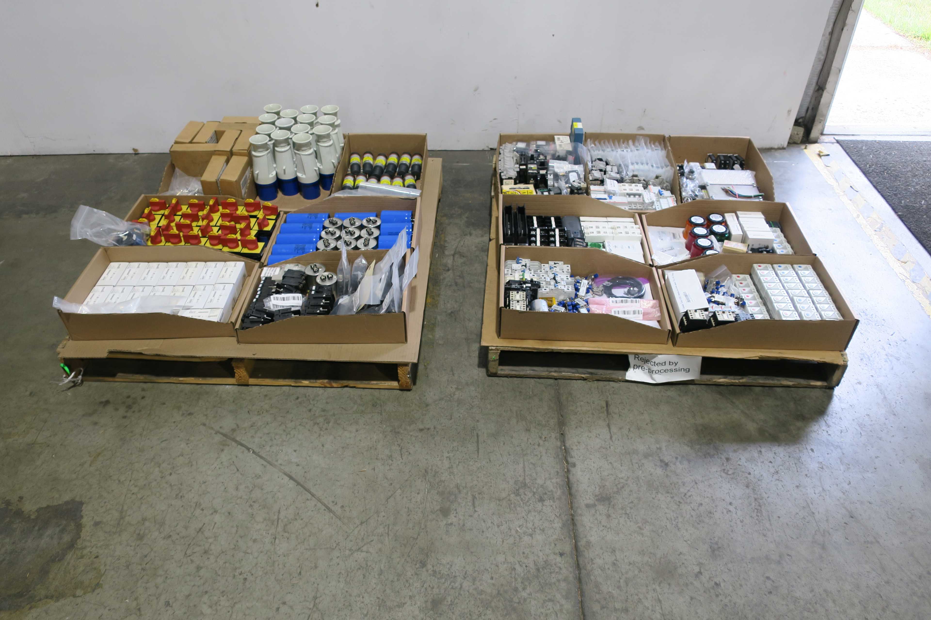 SKU 1784032 - 2 PALLETS OF ASSORTED ELECTRICAL COMPONENTS - ELECTRICAL COMPONENTS