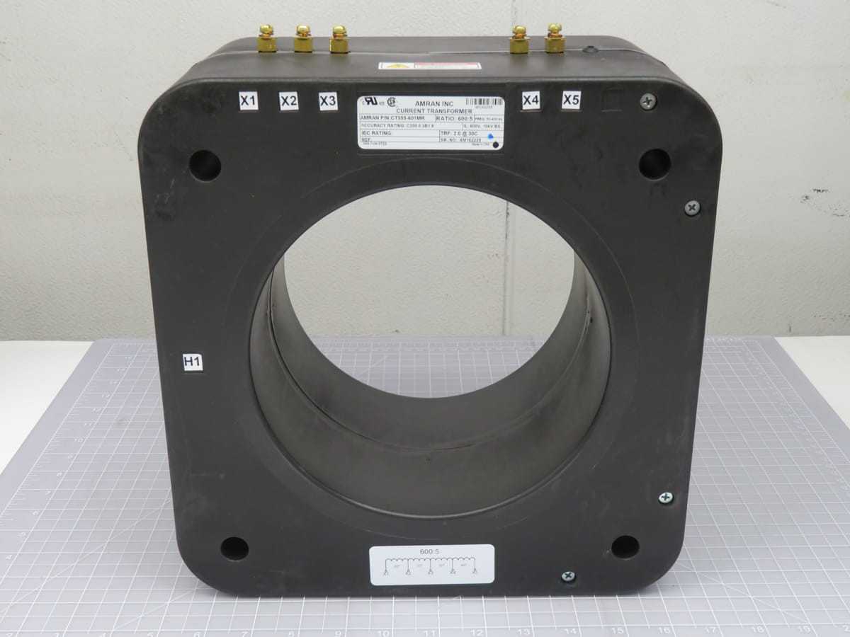 AMRAN CT355-601MR CURRENT TRANSFORMER T196805 - POWER TRANSFORMERS