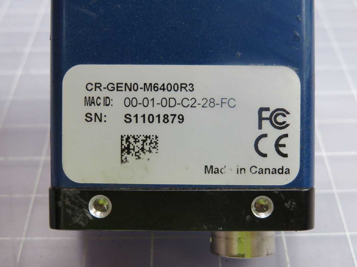 TELEDYNE DALSA CR-GENO-M6400R3 INDUSTRIAL CAMERA T247927 - INSTRUMENTATION