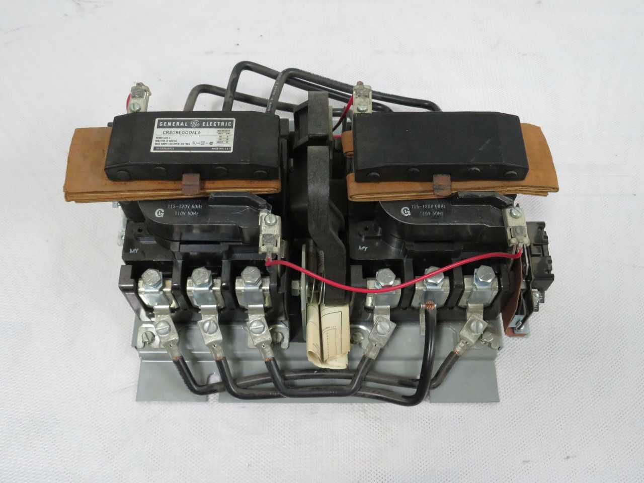GE CR309E000ALA 3-Phase Reversing Starter 600 VAC 100A Size 3 T186085 - DC MOTOR