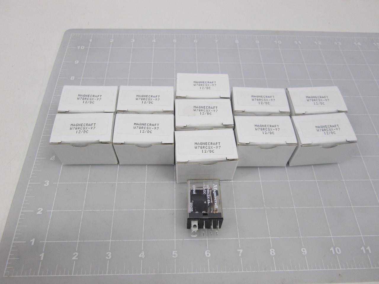 LOT OF 11 MAGNECRAFT W78RCSX-97 RELAYS T59763 - SOLID STATE RELAY