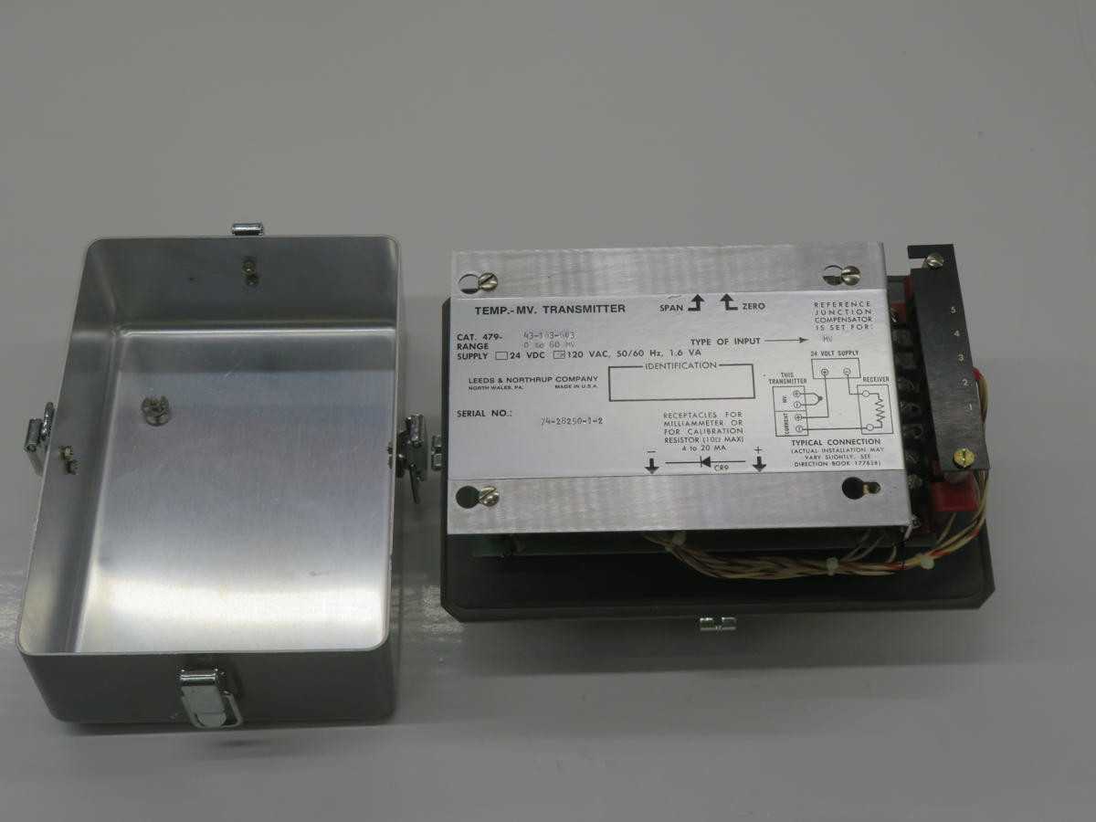 Leeds Northrup 479-43-163-603 Temperature Transmitter T239820 - PRESSURE TRANSMITTER