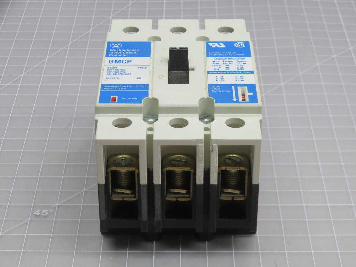 WESTINGHOUSE GMCP003A0C MOTOR CIRCUIT PROTECTOR T208100 - CIRCUIT BREAKERS