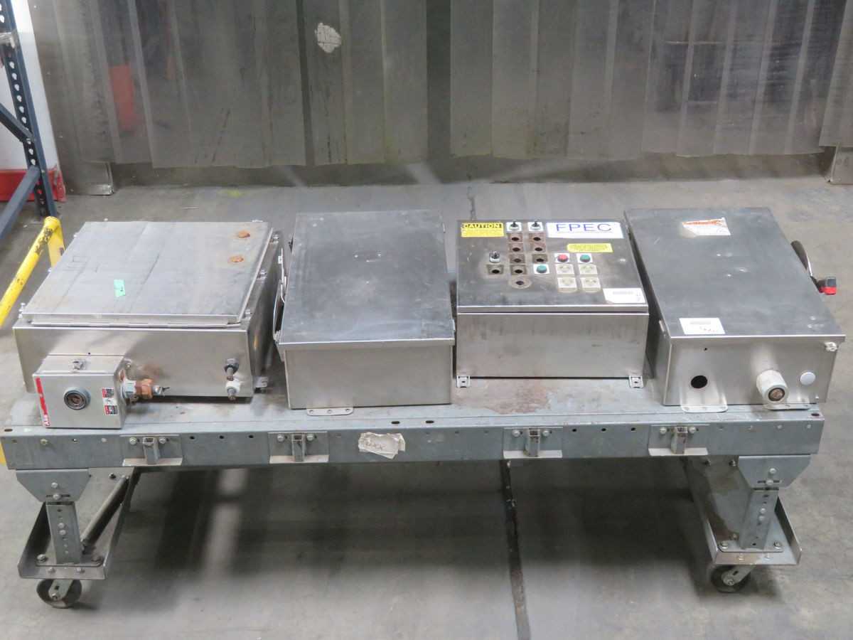 Lot Of 4 Industrial Electrical Cabinet Enclosures T254176 - ELECTRICAL COMPONENTS