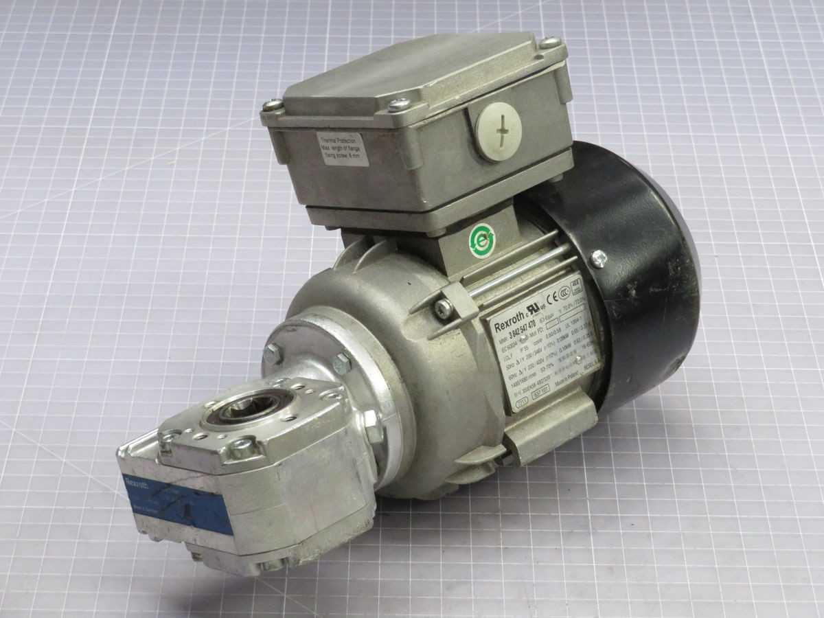 REXROTH 3-842-547-470 SERVO MOTOR T247879 - AUTOMATION & CONTROLS