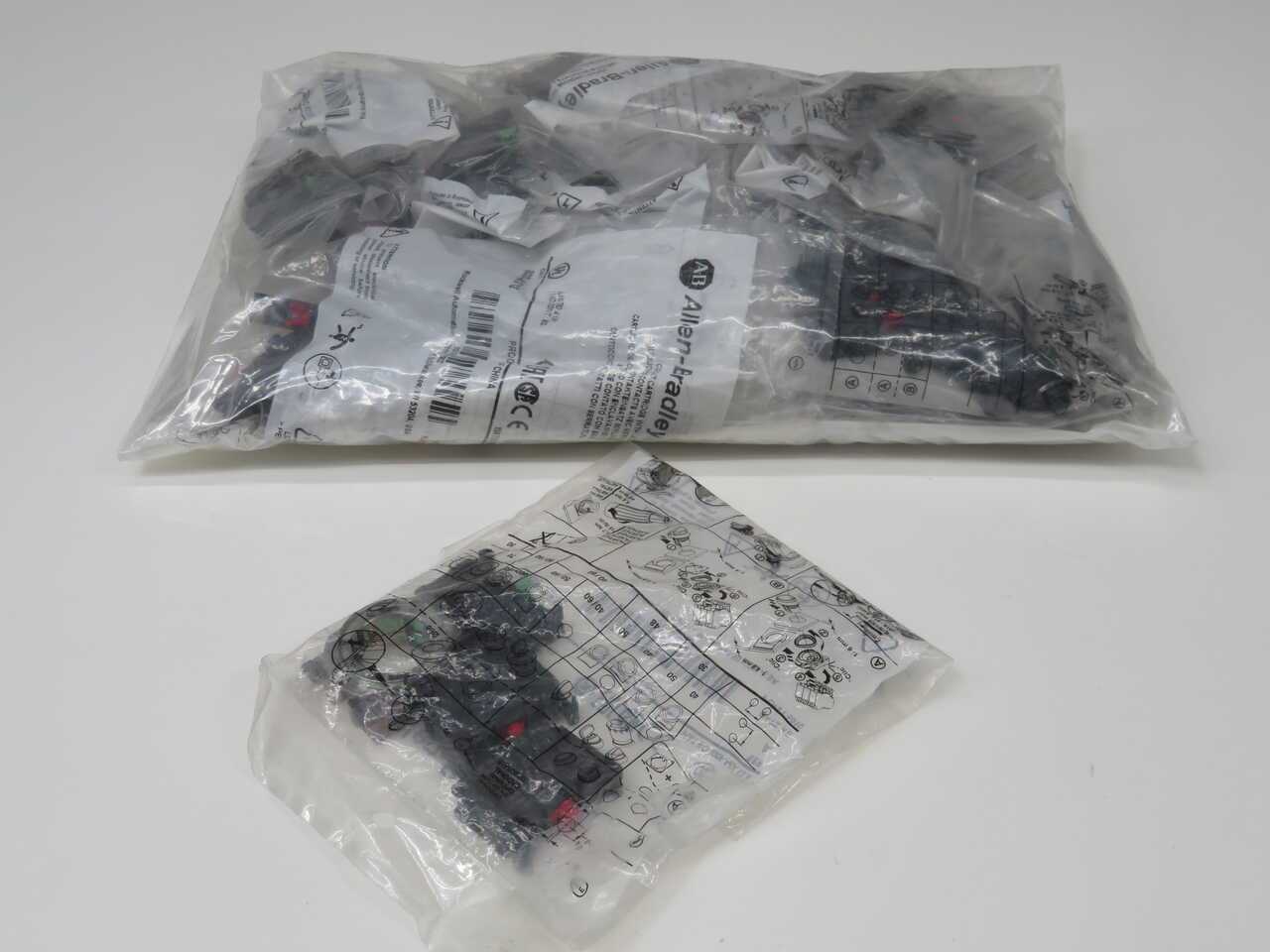 LOT OF 20 ALLEN BRADLEY 800F-MX12 CONTACT BLOCKS T271140 - TERMINAL BLOCKS
