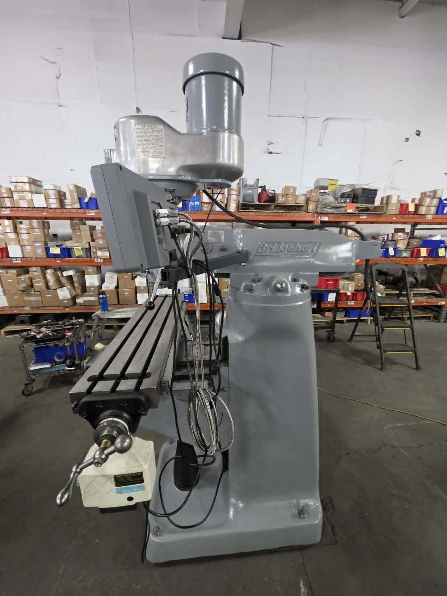 BRIDGEPORT SERIES 1 VERTICAL MILL, 1.5 HP, 9" X 42" TABLE, R8, 50-4200 RPM, DRO, POWER FEED - VERTICAL MILLING MACHINES