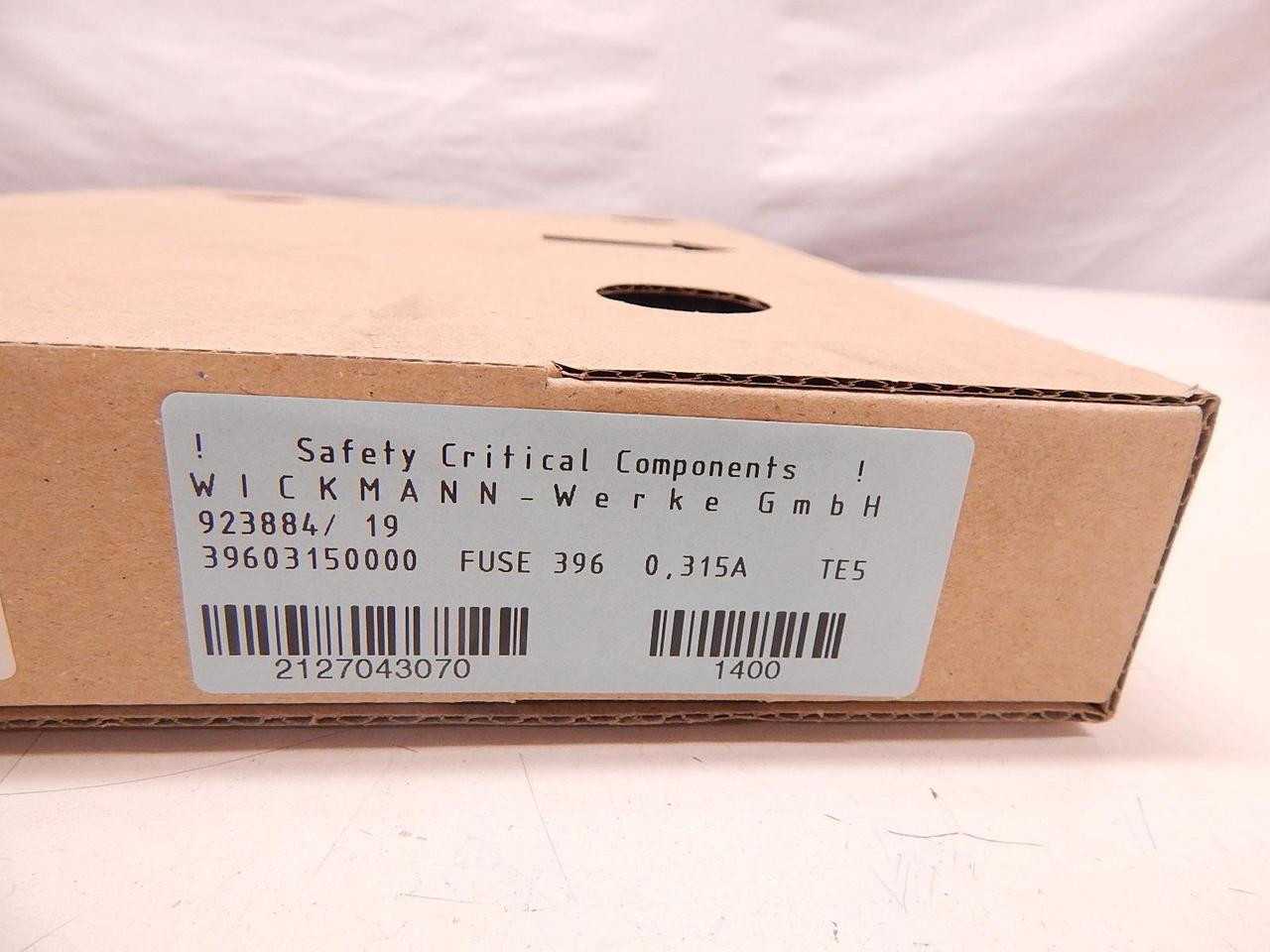 LOT OF 1400 WICKMANN 396 315 MA TE5 MICRO-FUSES T78336 - FUSES