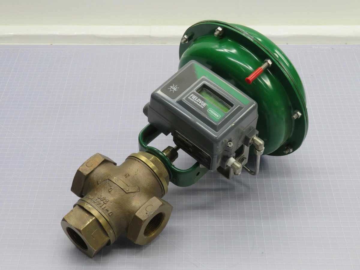 FISHER
 DVC2000 PNEUMATIC ACTUATOR LOW FLOW VALVE T213930 - VALVE & ACTUATOR ASSEMBLY