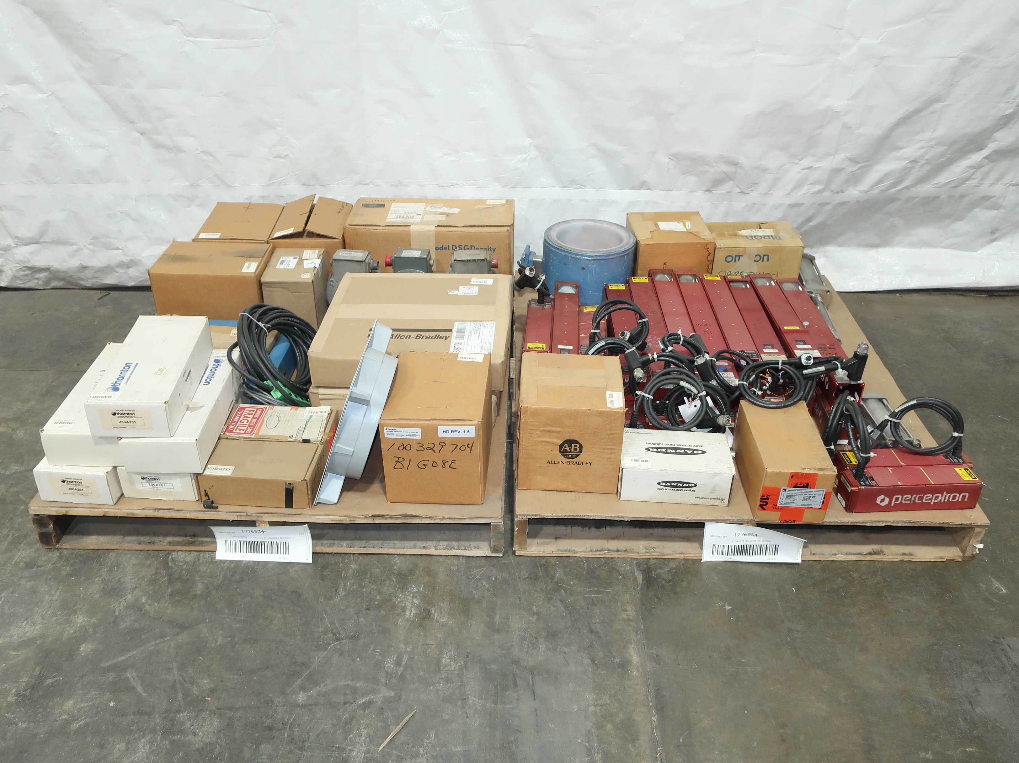 SKU 1776934 - 2 PALLETS OF ASSORTED SENSORS - SENSORS