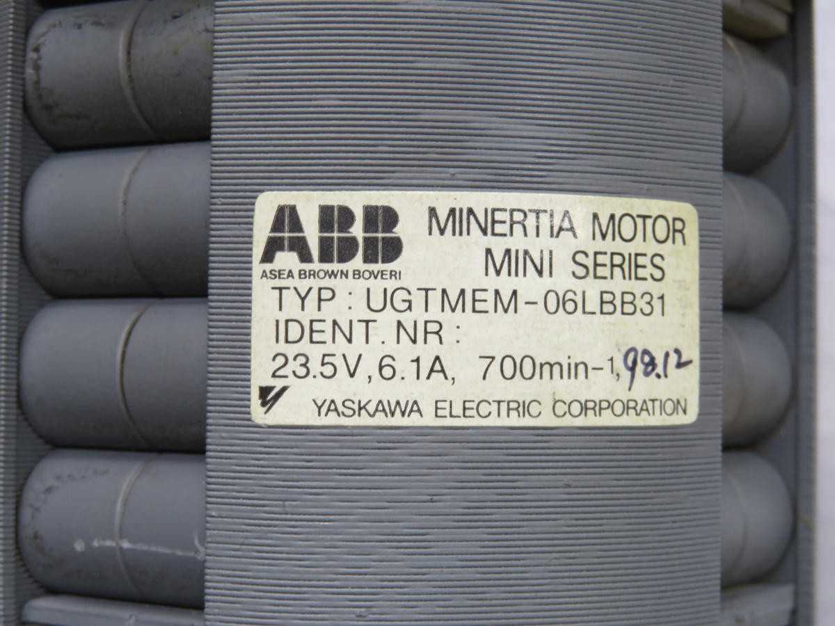 ASEA BROWN BOVERI UGTMEM-06LBB31 MINERTIA MOTOR T233990 - SERVO MOTORS