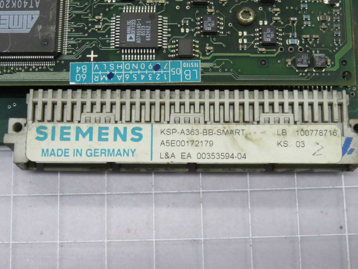 SIEMENS KSP-A363-BB-SMART SMART DRIVE T256098 - PCB CIRCUIT BOARDS