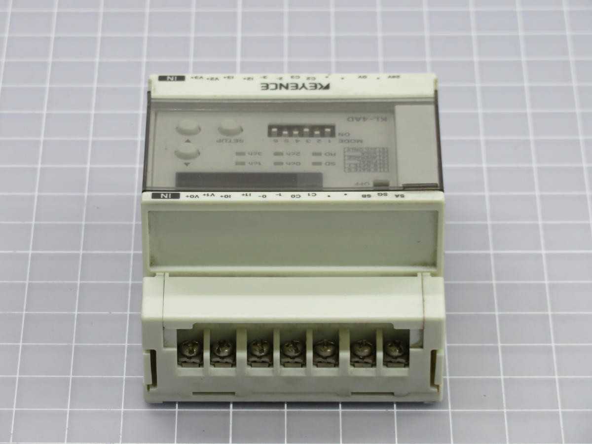 KEYENCE KL-4AD A/D CONVERSION UNIT T218117 - PLC MODULES