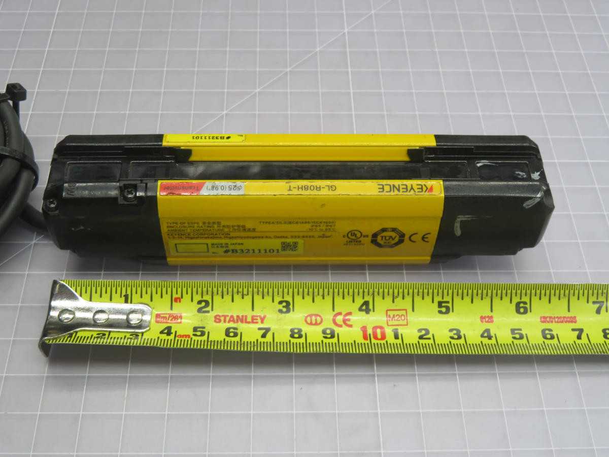 KEYENCE GL-R08H-T B3211101 LIGHT CURTAIN T236614 - SENSORS
