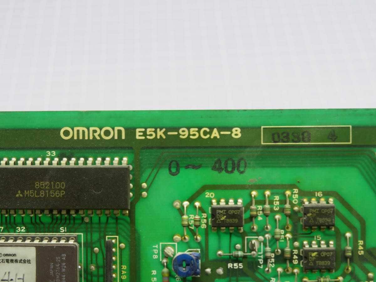 OMRON E5K-95CA-8 NC8000 CIRCUIT BOARD T220657 - PCB CIRCUIT BOARDS