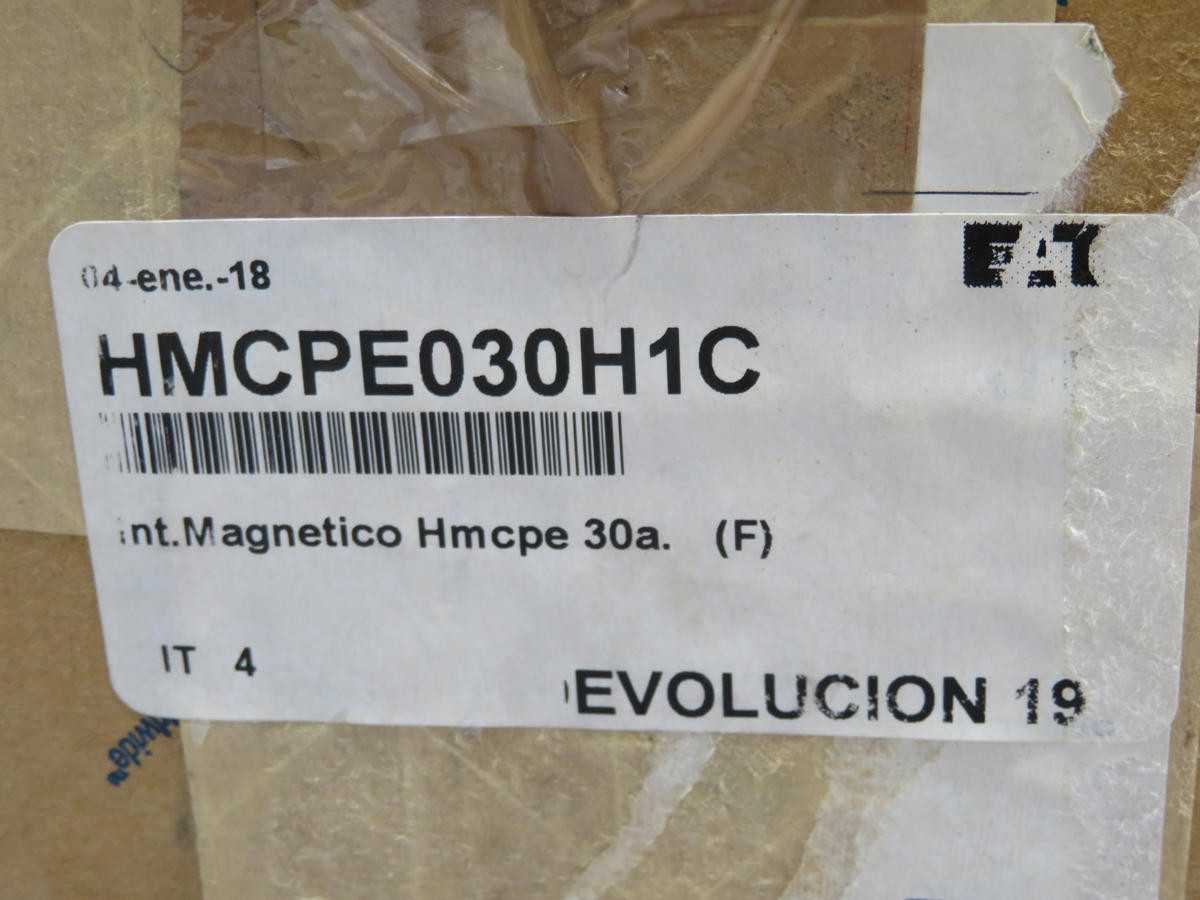 EATON HMCPE030H1C HMCP E CIRCUIT BREAKER T214538 - CIRCUIT BREAKERS