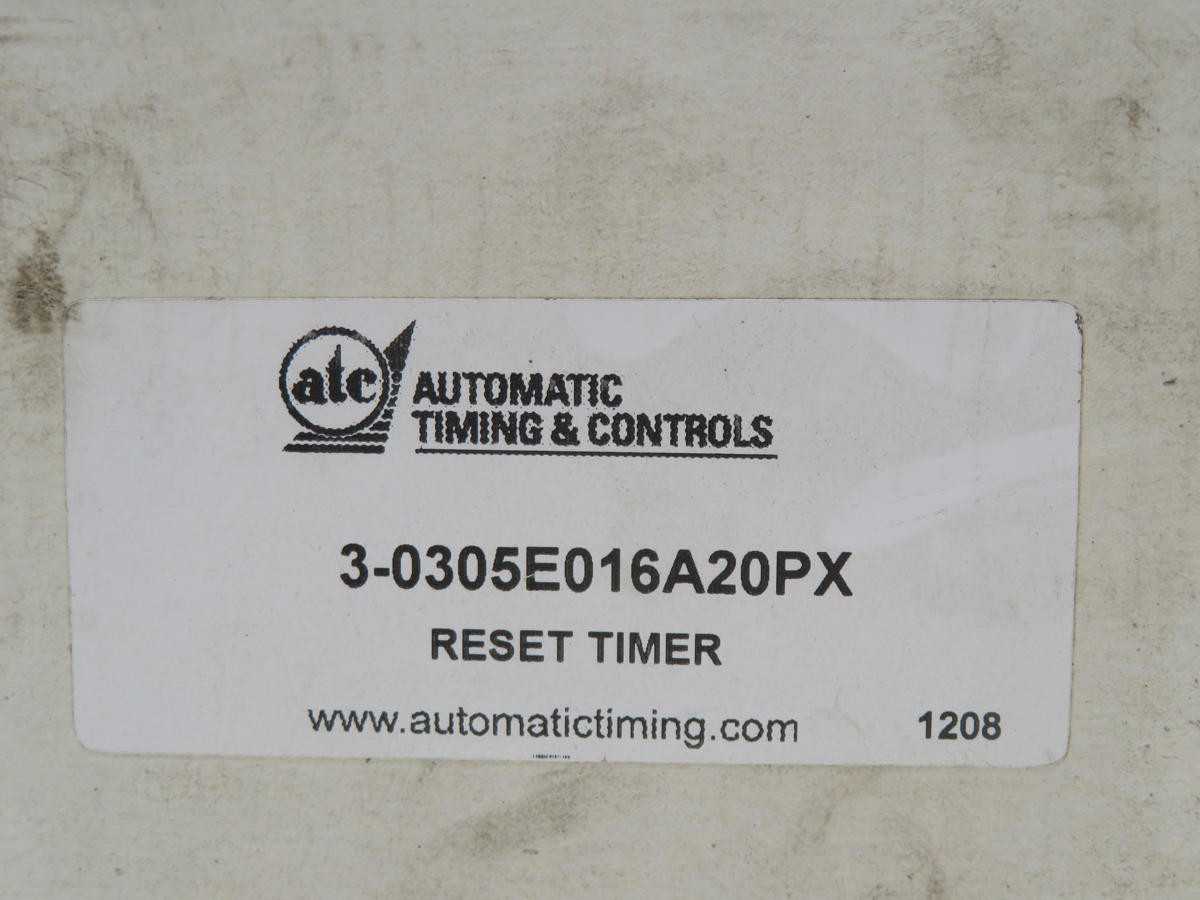 ATC 3-0305E016A20PX RESET TIMER T226851 - MISCELLANEOUS