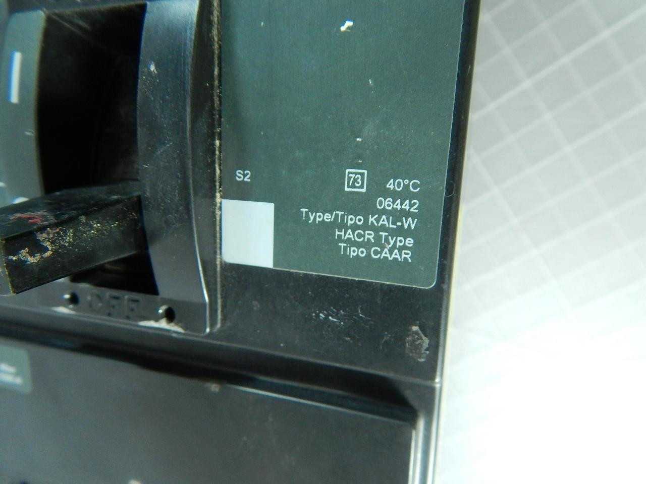 SQUARE D KAL26200WBB CIRCUIT BREAKER 200 A T104660 - CIRCUIT BREAKERS