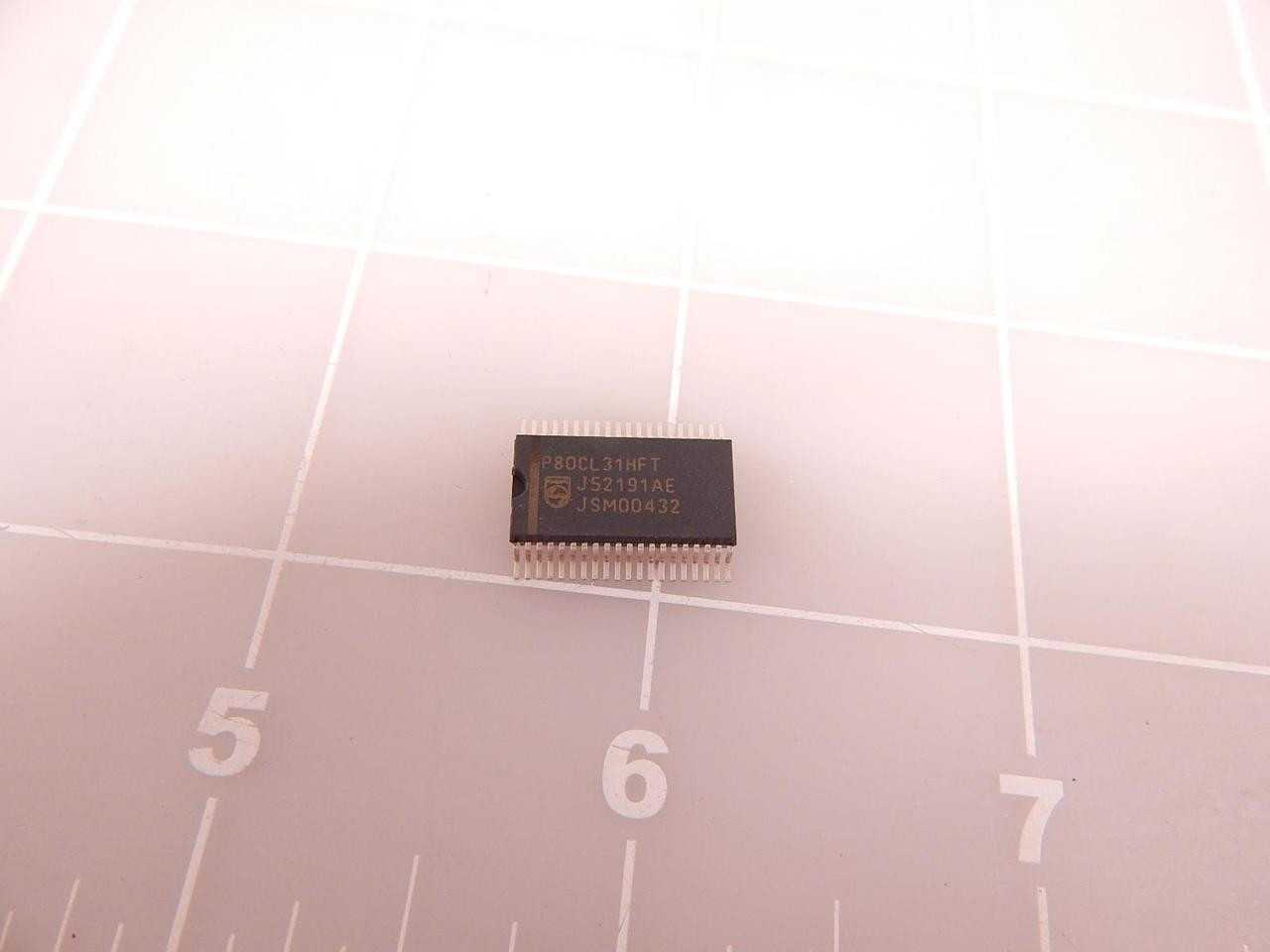 LOT OF 1240 P80CL31HFT J52191AE JSM00432 LOW VOLTAGE MICROCONTROLLER T80364 - ELECTRONIC COMPONENTS