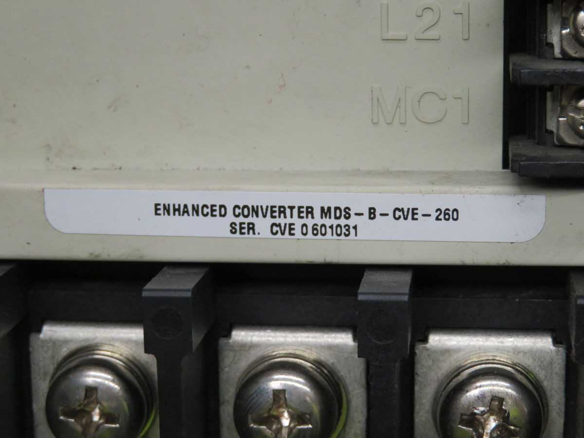 MITSUBISHI MDS-B-CVE-260 POWER SUPPLY T250522 - SERVO
