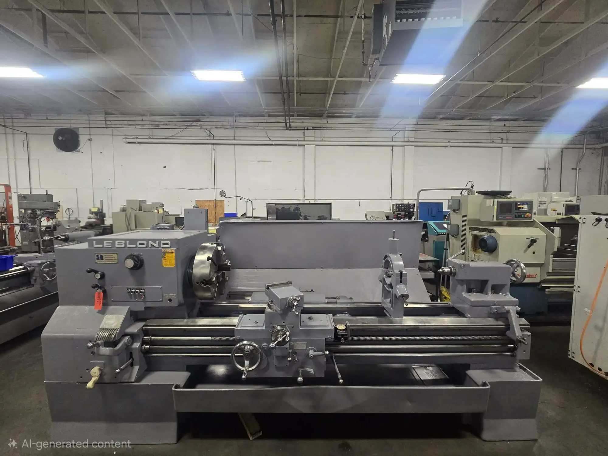 LEBLOND REGAL SERVO SHIFT 24"/26" LATHE, 75" CENTERS, 1700 RPM, 15 HP POWER - MANUAL LATHES
