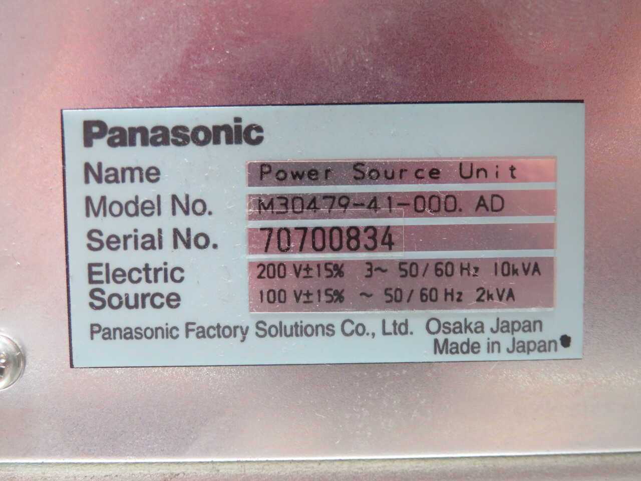 Panasonic M30479-41-000 AD Power Source Unit T269935 - POWER SUPPLIES