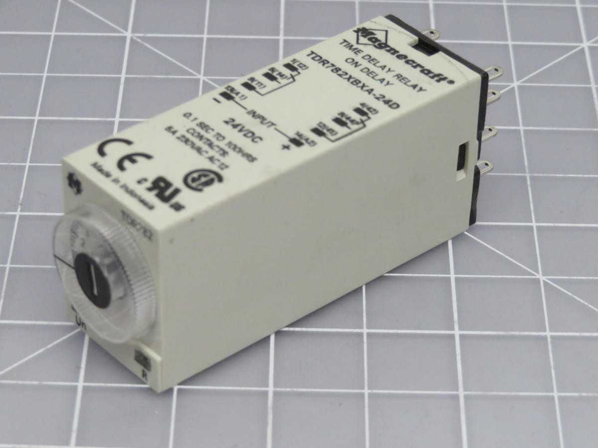 LOT OF 12 MAGNECRAFT TDR782XBXA-24D TIME DELAY RELAY T199536 - SOLID STATE RELAY