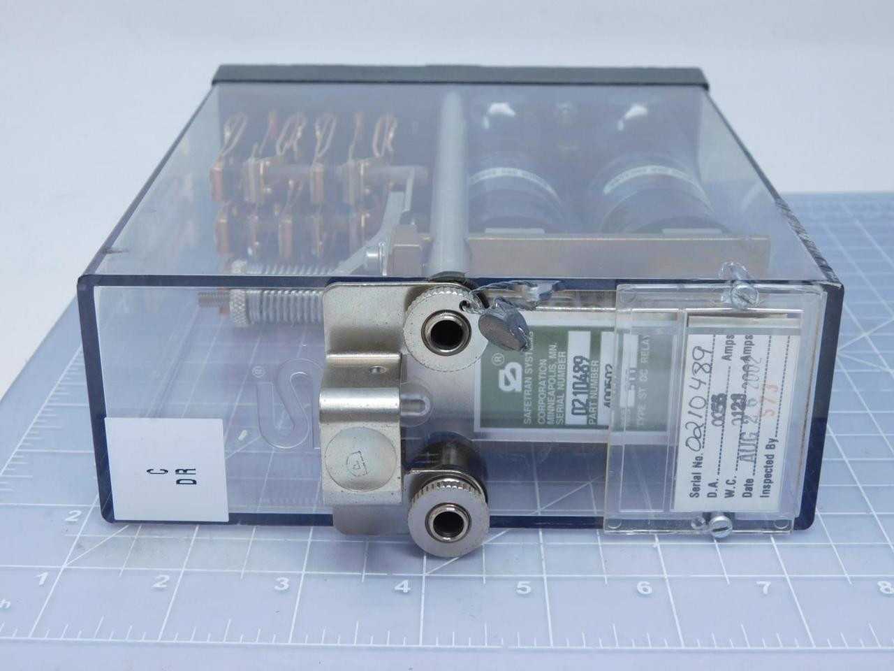 SAFETRAN SYSTEMS 400502 DC RELAY T123670 - ELECTRICAL RELAYS