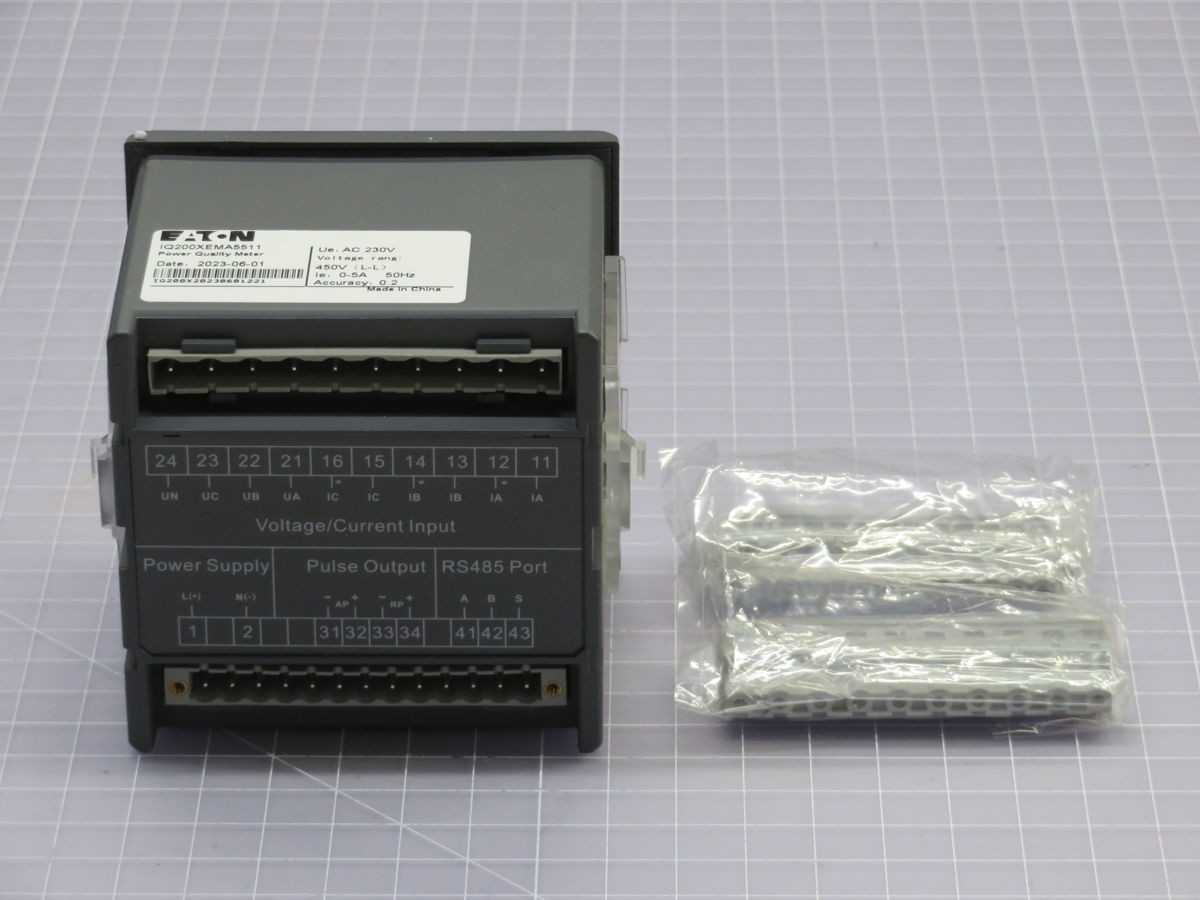EATON IQ200XEMA5511 POWER QUALITY METER T255576 - AUTOMATION & CONTROLS