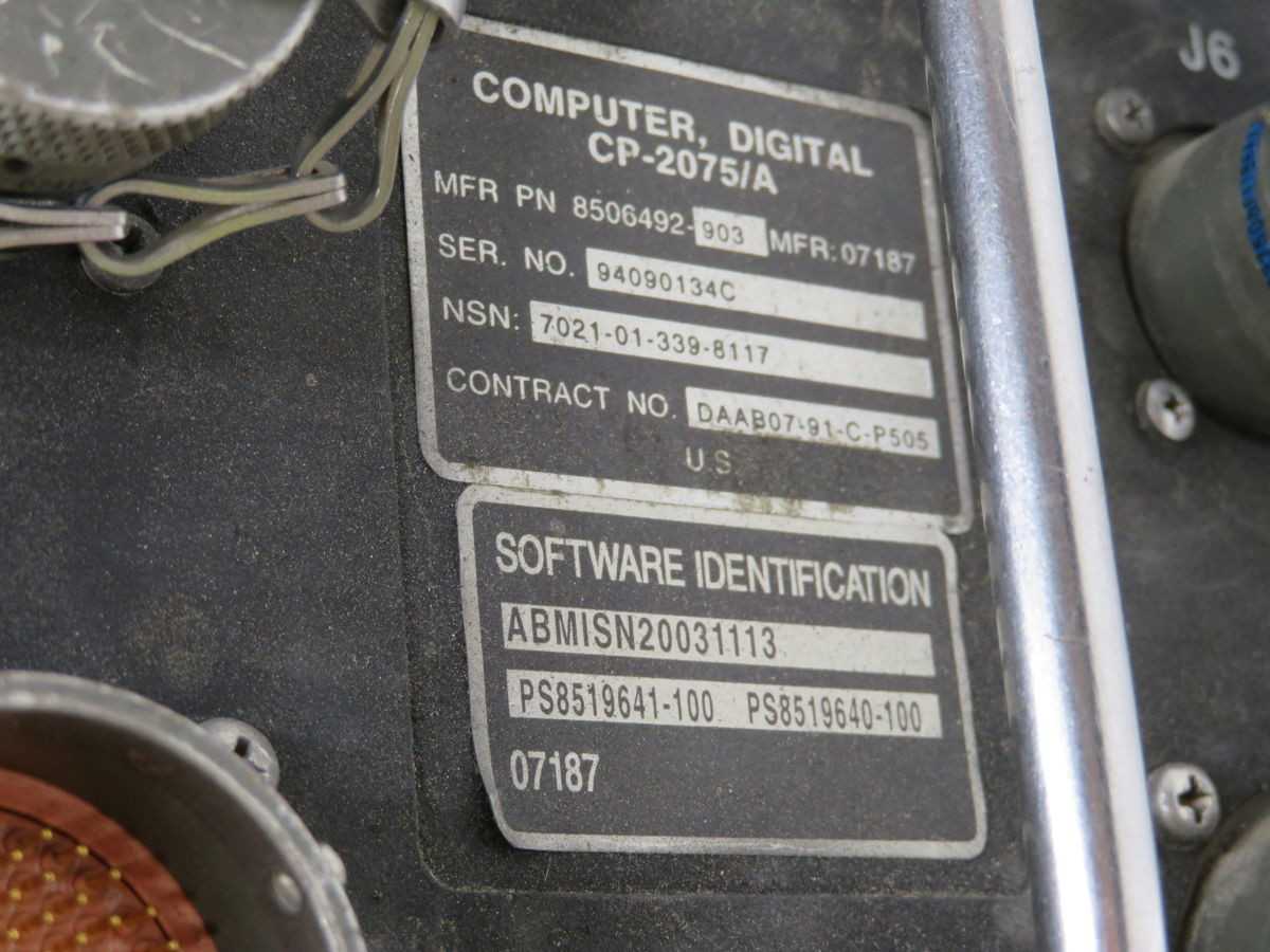 CP-2075/A Digital Computer T249849 - High-Performance Computing Solution - PLC MODULES