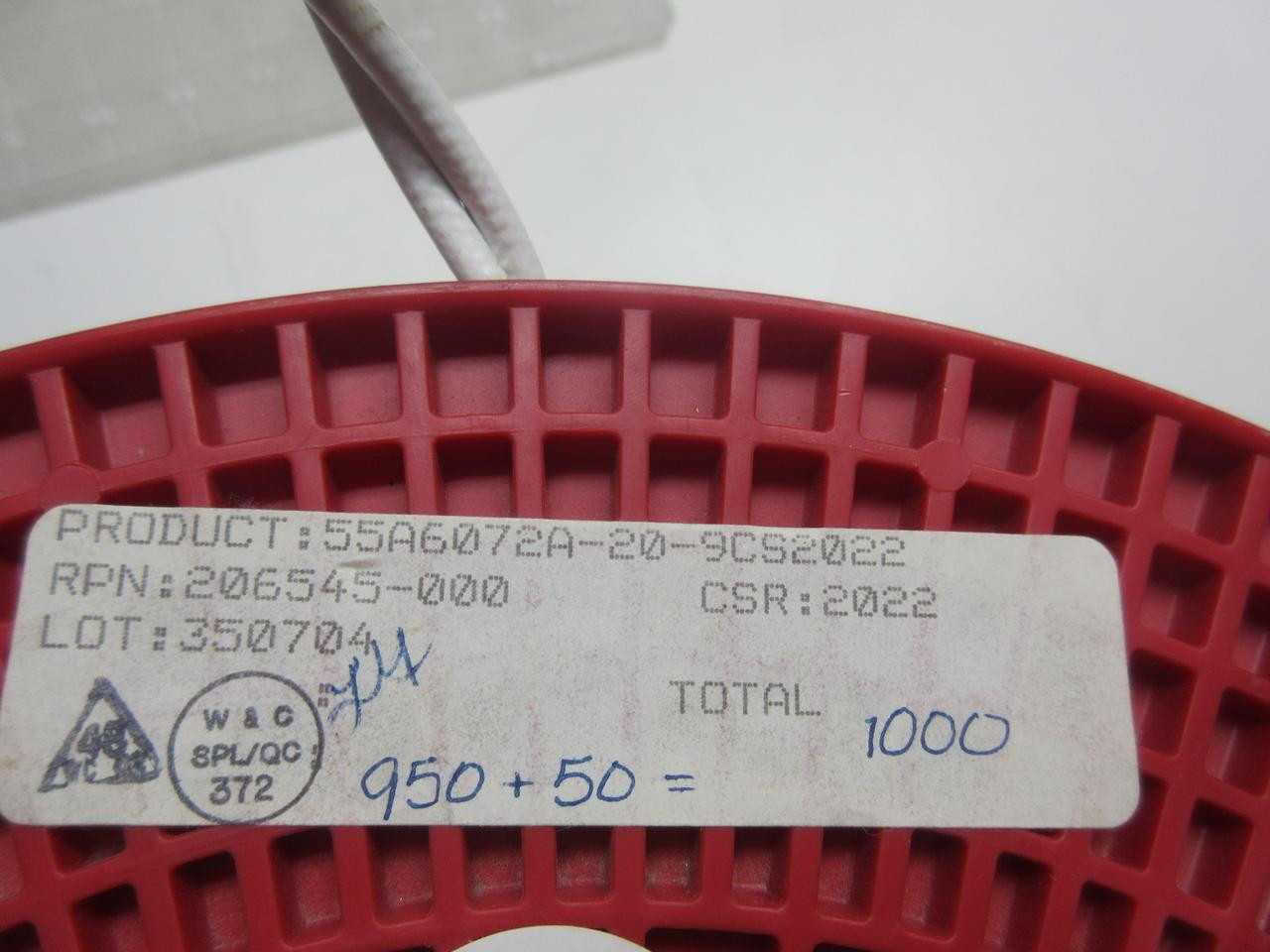 RAYCHEM 55A6072A-20-9CS2022 Multiconductor Cable 1000 Ft - ELECTRICAL WIRE