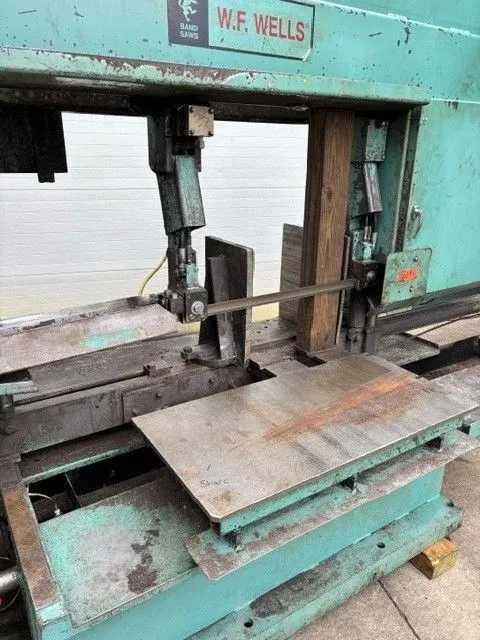 W. F. Wells Model B-25-2 Band Saw, 10 HP, 25.5" Cutting Capacity, Hydraulic Clamping - HORIZONTAL BAND SAWS