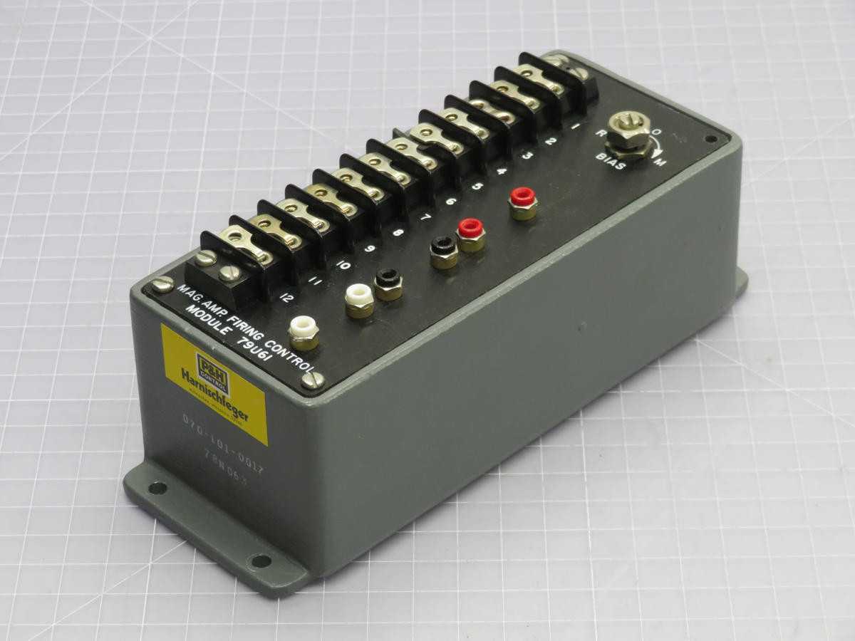 P&H 79U6I AMPLIFIER CONTROL UNIT T215351 - OPERATOR CONTROLS
