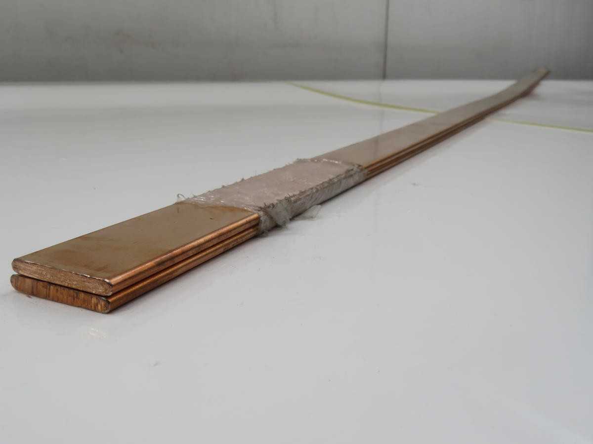LOT OF 2 R9029 COPPER BAR RAW MATERIAL 3/16X 1.5 CU BAR T231562 - INDUSTRIAL PARTS